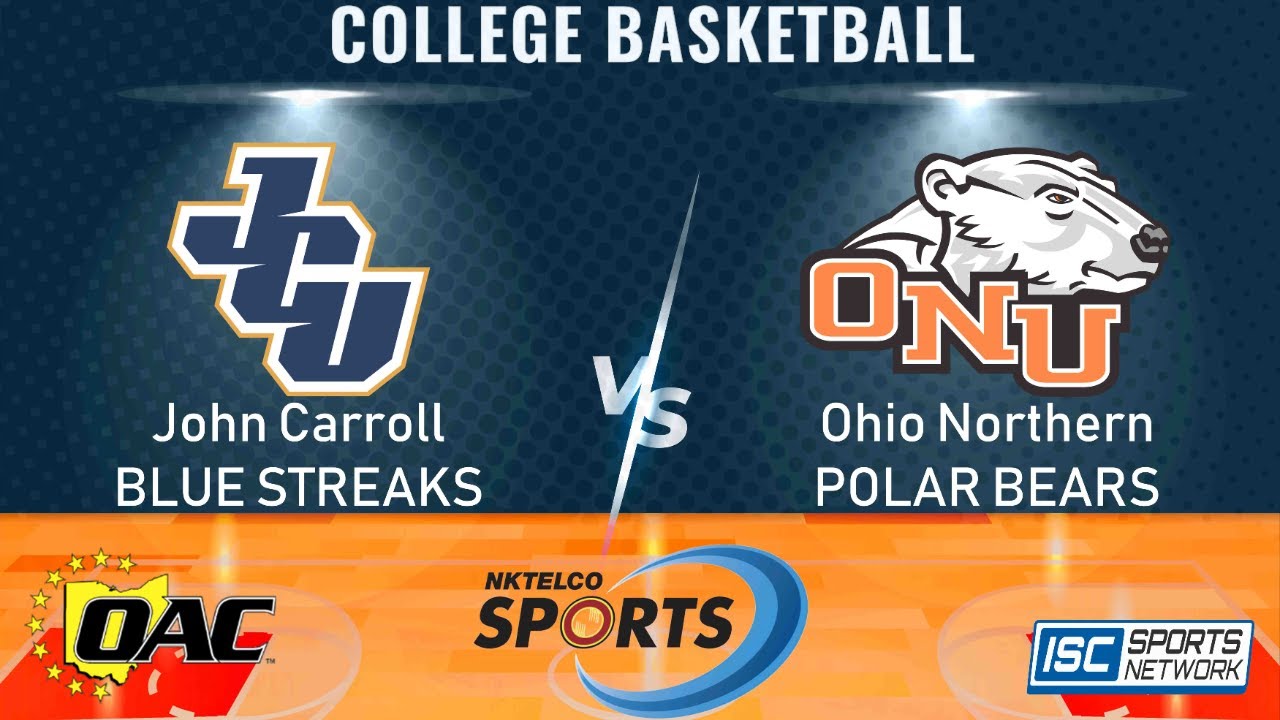1/20/2024 John Carroll at Ohio Northern - Men's Basketball