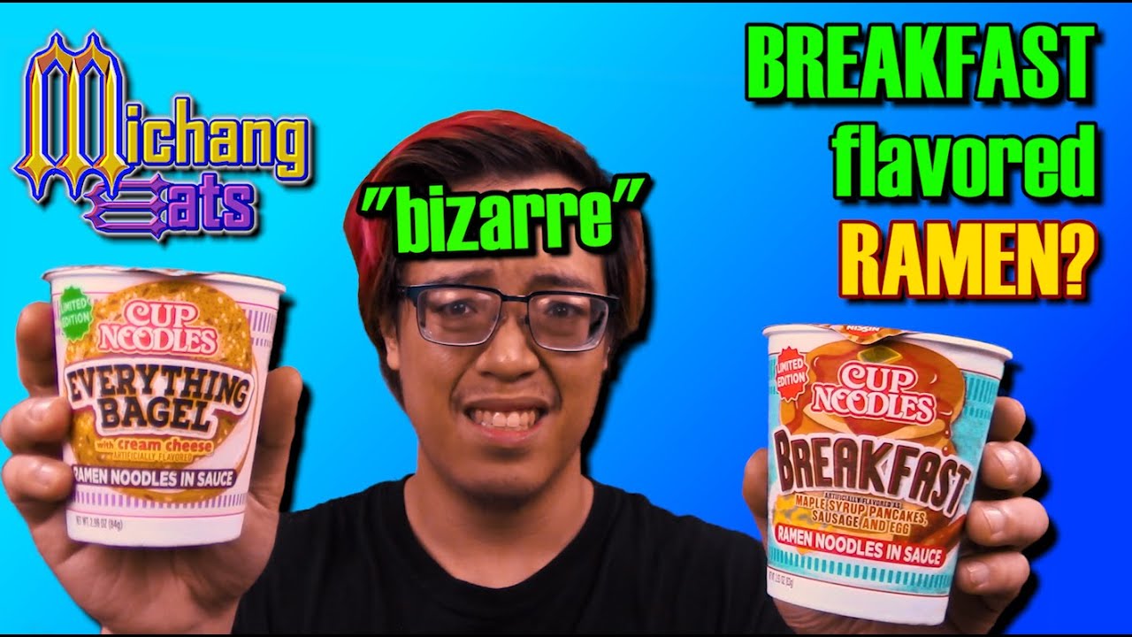 BREAKFAST FLAVORED RAMEN??? | Michang Eats (Food Review)