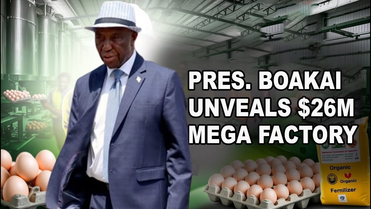 President Boakai Tours Liberia’s 26 Million USD Project, Focusing on Egg and Fertilizer Production