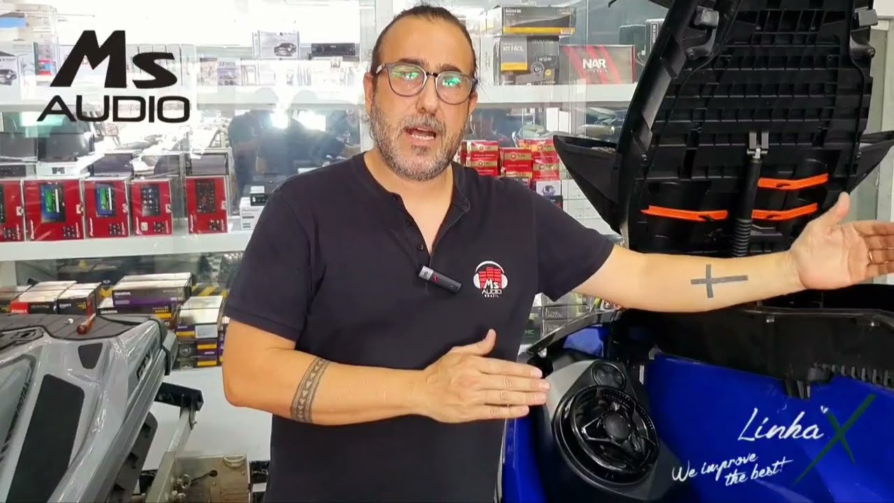 Instalando caixa de som MS AUDIO no JetSki