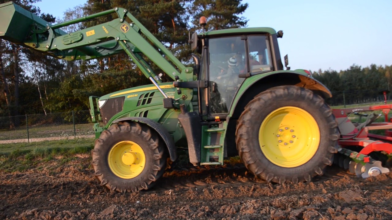 Siew żyta 2017  JOHN DEERE 6140M  UNIA ARES+ POLONEZ ZGODA WIELUŃ