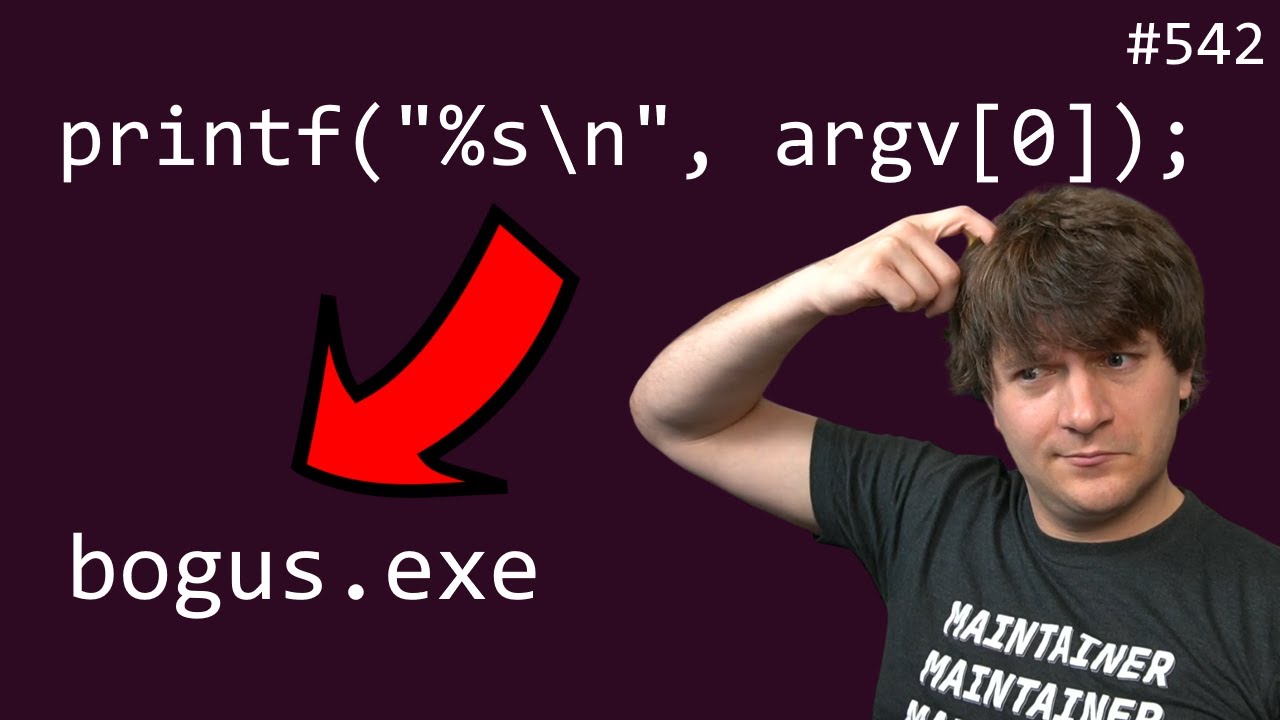 you can't always trust argv[0] (intermediate) anthony explains #542