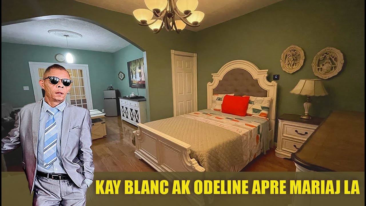 Blanc al visite  kay li pralé pou 2 Semaine  aprè mariage li ak Odeline