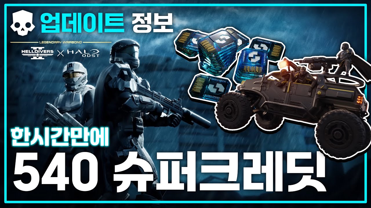 [헬다이버즈 2] 크레딧런 & 헤일로 콜라보 전쟁채권 정보 및 향후 업데이트 예상