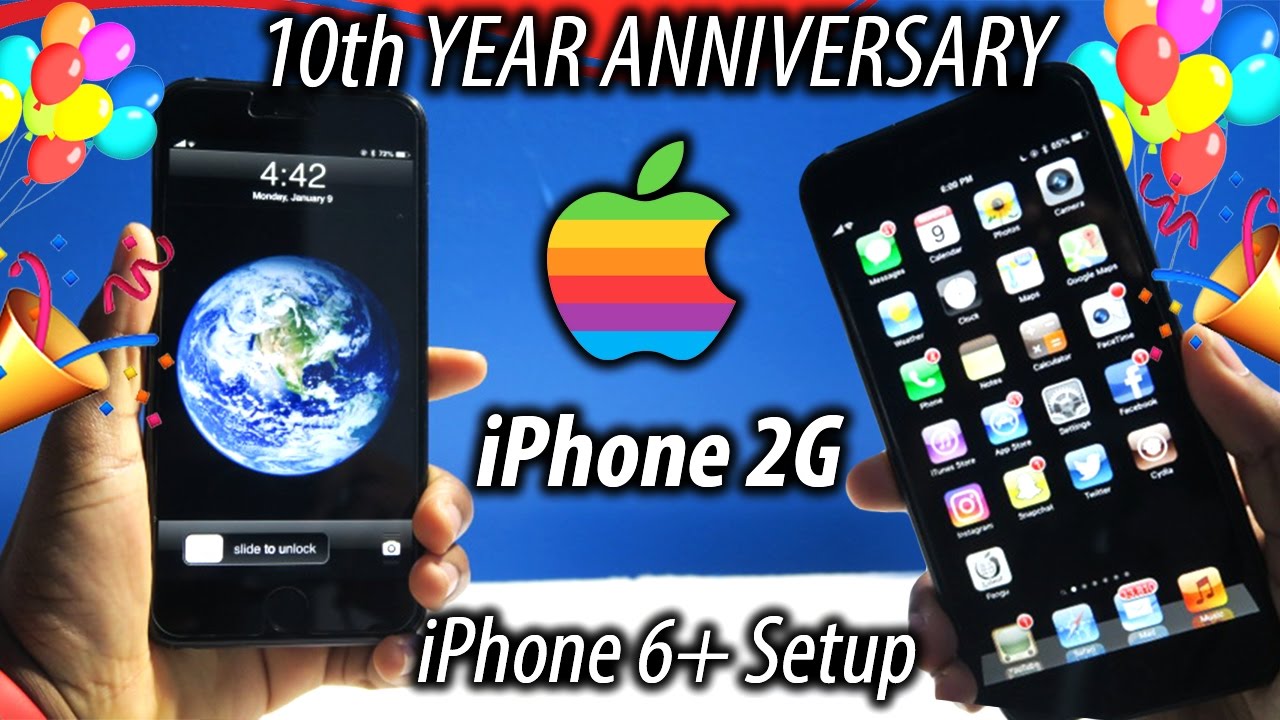iPhone 10th Year Anniversary! (iPhone 6 Plus Nostalgic Setup | History of Phones)