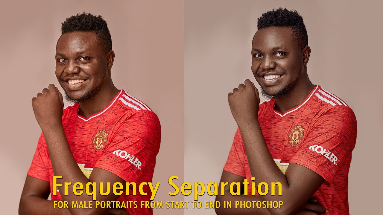 Frequency Separation For Male Portraits In Photoshop From The Start To End | Retouching My Photo