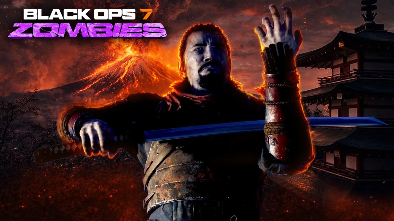Карта Volcano Zombies для Black Ops 7! Takeo's Soul in Japan (DLC 3 Pack для Black Ops 7 Zombies)