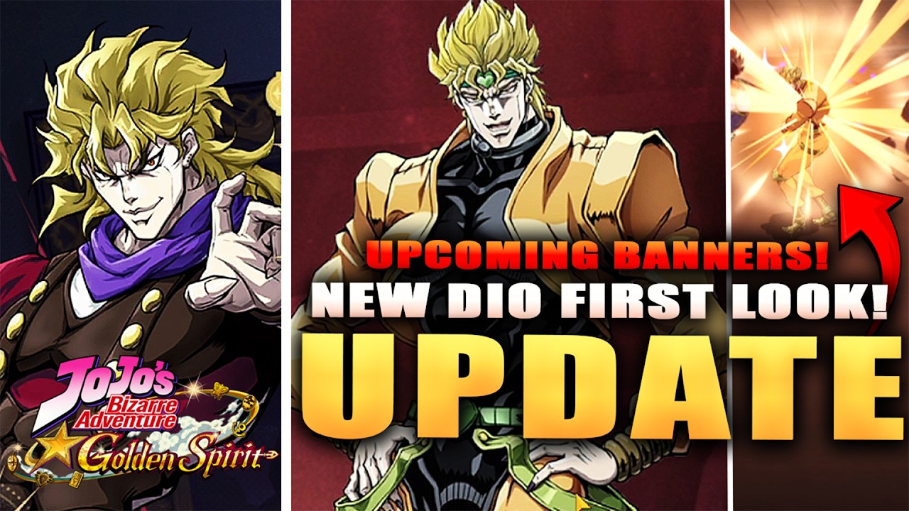 *НОВЫЕ* ПРЕДСТОЯЩИЕ БАННЕРЫ И ПЕРВЫЙ ВЗГЛЯД НА ДИО БРАНДО В ИГРЕ! (JoJo's Bizarre Adventure: Gold...