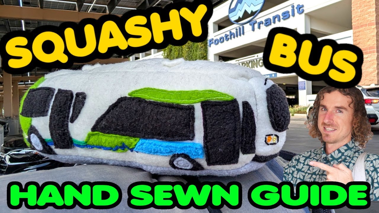 Как сделать мягкий автобус без швейной машинки — своими руками Transit Plushie
