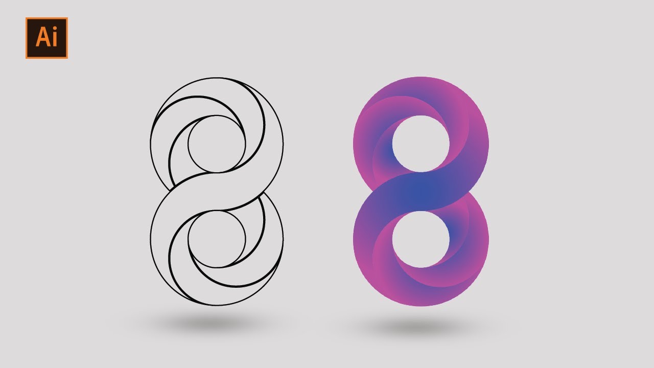 Infinite Logo Design in Illustrator Tutorial