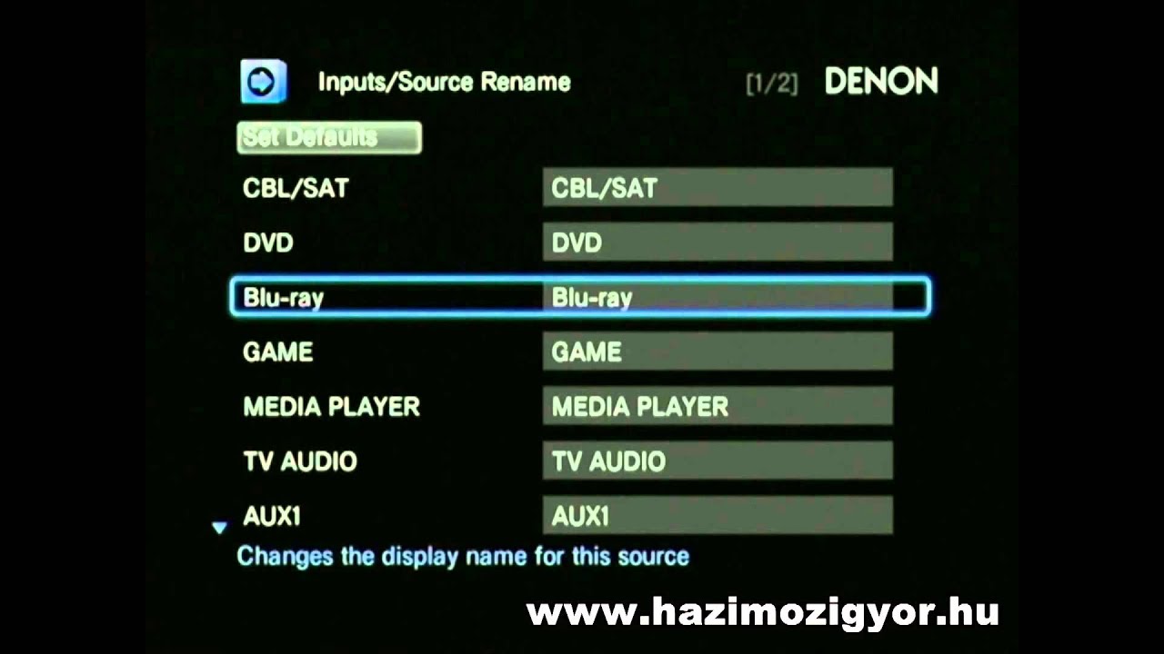 Denon AVR-3313 bemutató