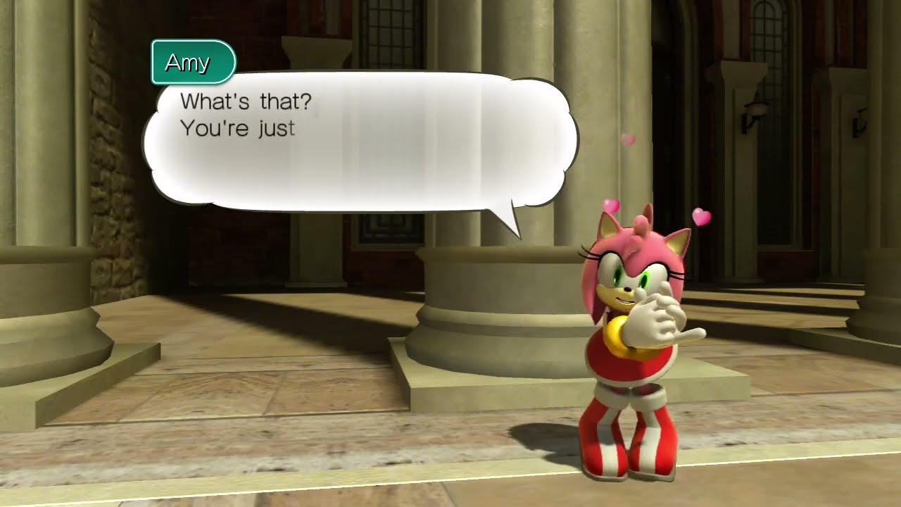 EVERY AMY INTERACTION IN SONIC UNLEASHED (that aren’t the cutscenes.)