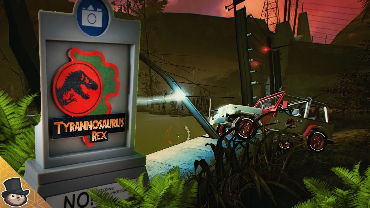 THE T.REX PADDOCK! Jurassic Park Isn't Safe In This Jurassic Park Fan Game