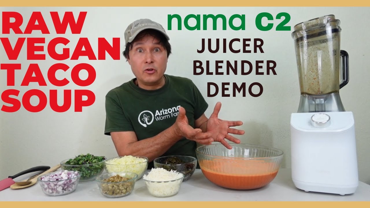 Соковыжималка + блендер Nama C2 с функцией вакуумного смешивания | Рецепт сыроедческого веганског...