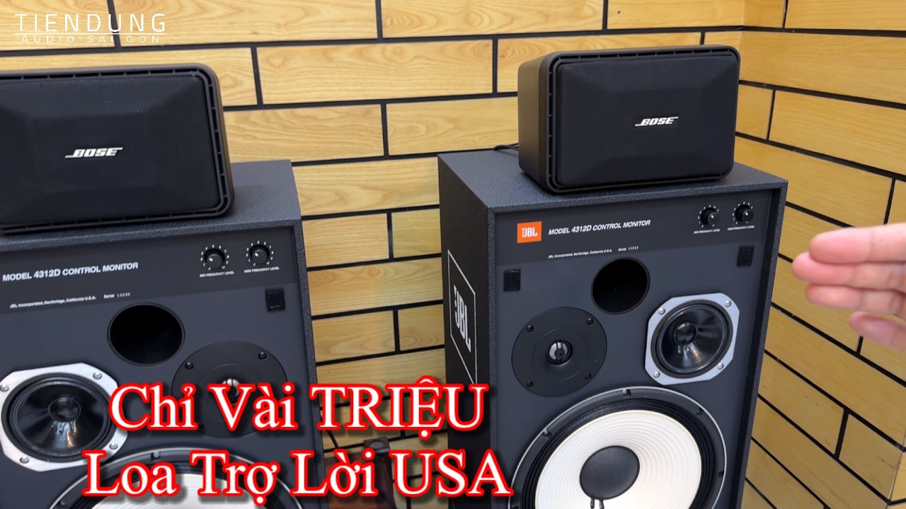 CHỈ VÀI TRIỆU - Loa trợ lời Bose 101 hàng bãi Mỹ - Hỗ trợ mọi dàn nghe nhạc và karaoke