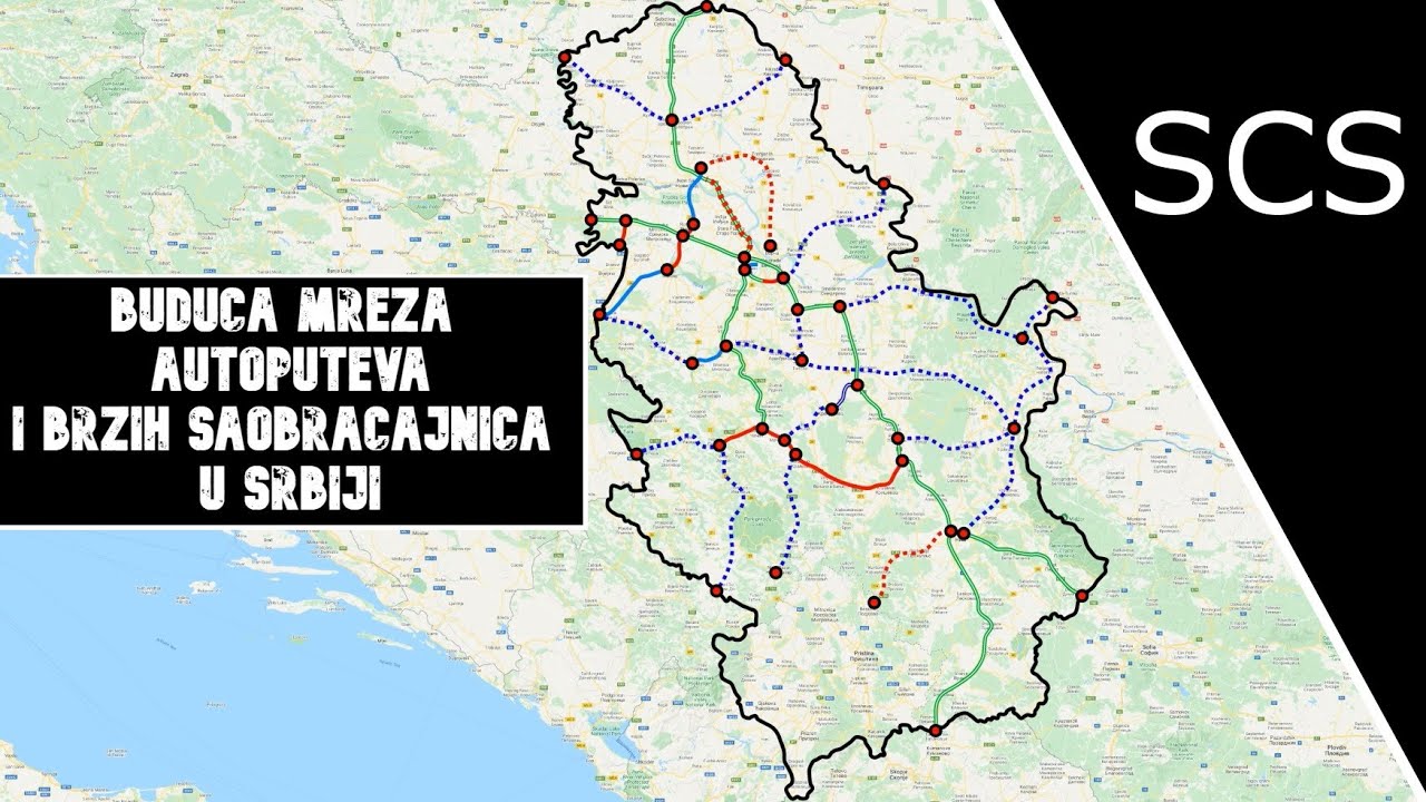 Razvoj mreže autoputeva i brzih saobraćajnica u Srbiji