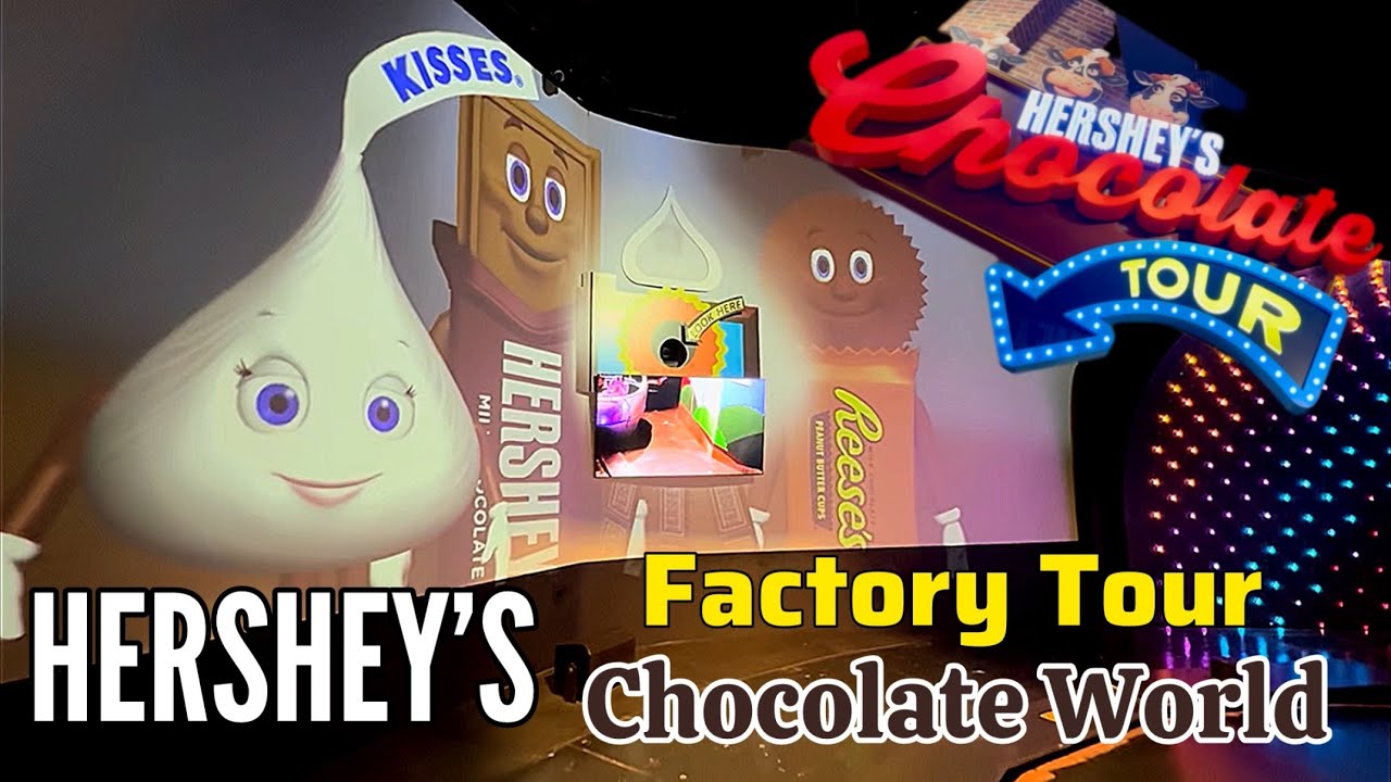 🔴HERSHEY’S Chocolate World Factory Tour (Full Ride POV)