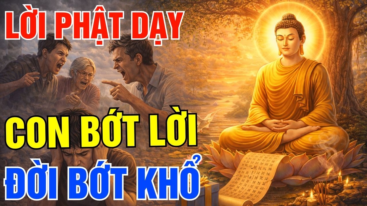 Con Bớt Lời Đời Bớt Khổ - Nghe Lời Phật Dạy Để Tâm An Phước Đến Bất Ngờ| Bình An Phật Pháp