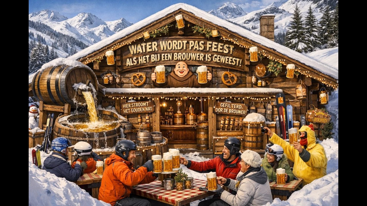 Water wordt pas feest als het bij een brouwer is geweest