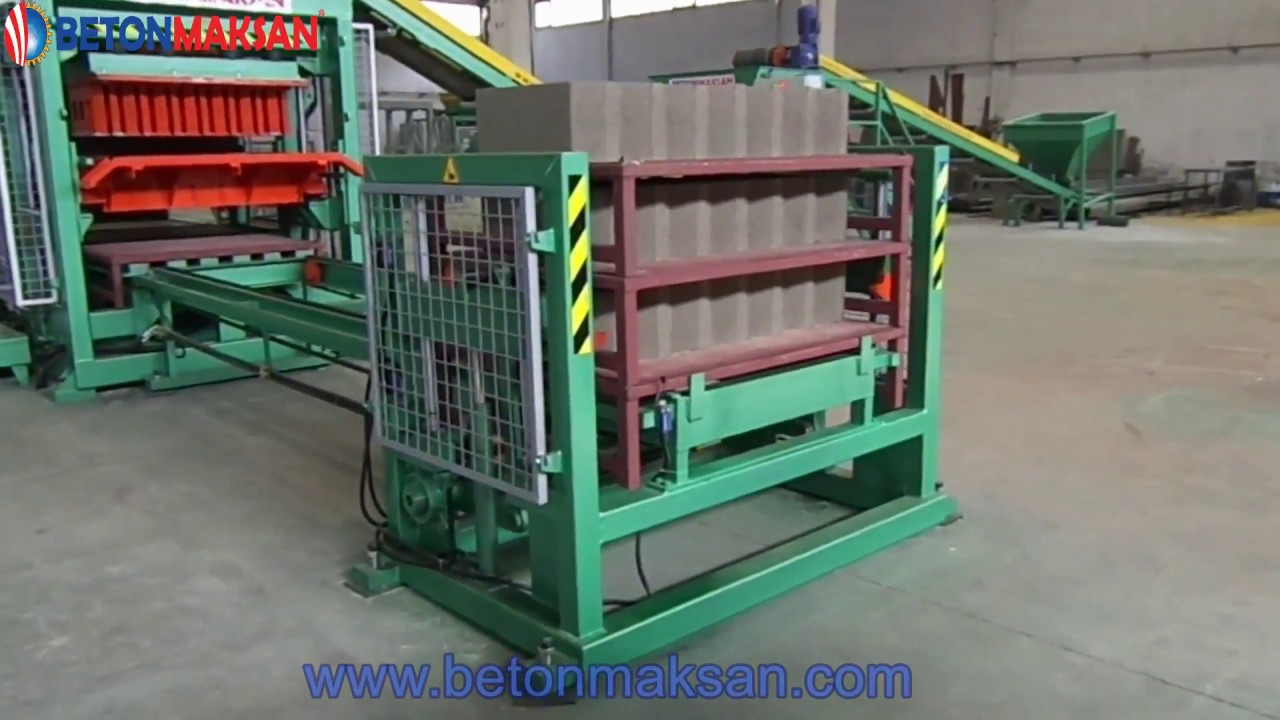 SABM 1020 Beton Parke ve Bims Briket Üretim Makinası - Concrete Block Making Machinery Plant