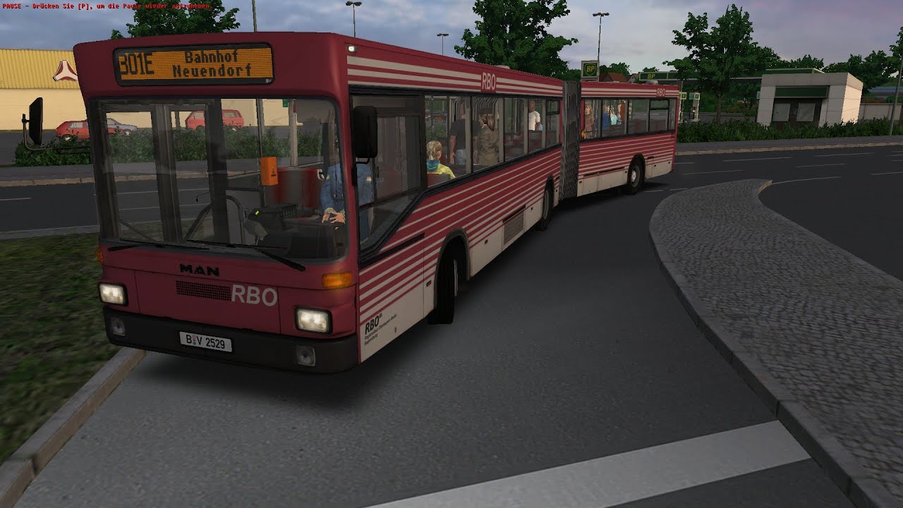 OMSI 2 | Neuendorf | MAN SG292 |MZB|BStUELB - RBO (OVF) | Linie 301 Bhf. Neuendorf ↔ Freiberger Ring