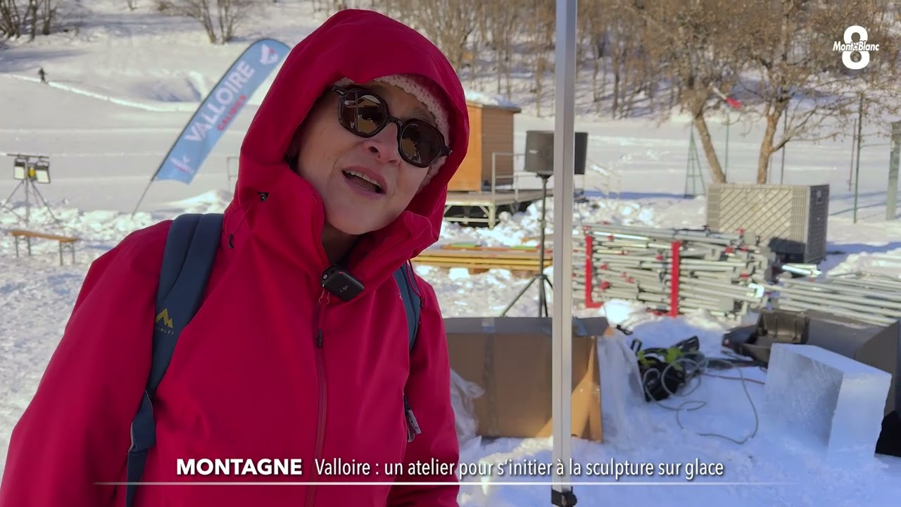À Valloire, un atelier pour s'initier à la sculpture sur glace