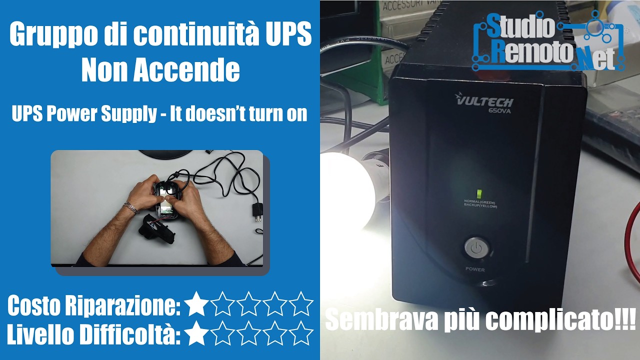 Gruppo di continuità UPS   Non Accende