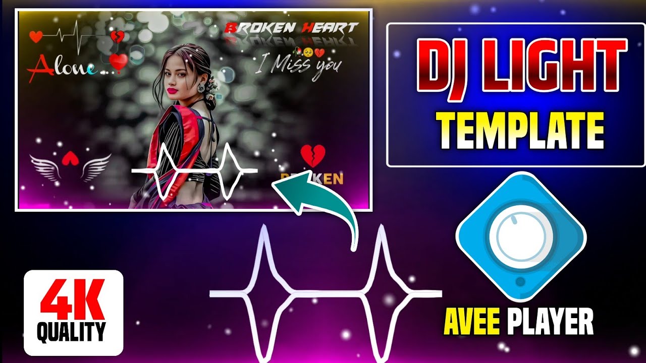 avee player dj light template download || avee player video editing kaise kare 2026