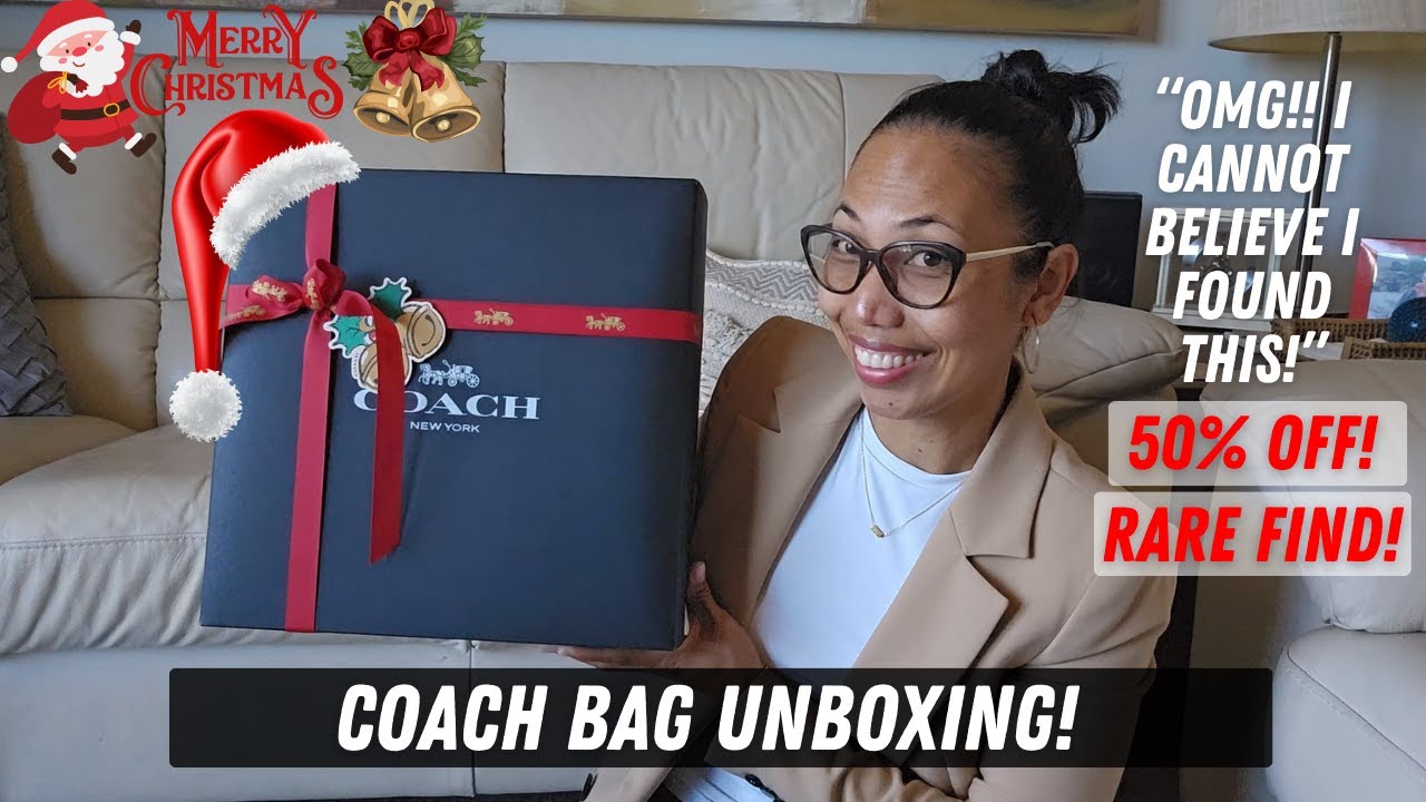 ANOTHER COACH BAG UNBOXING | I CANNOT BELIEVE I FOUND THIS ICONIC COACH BAG ON SALE! 😯