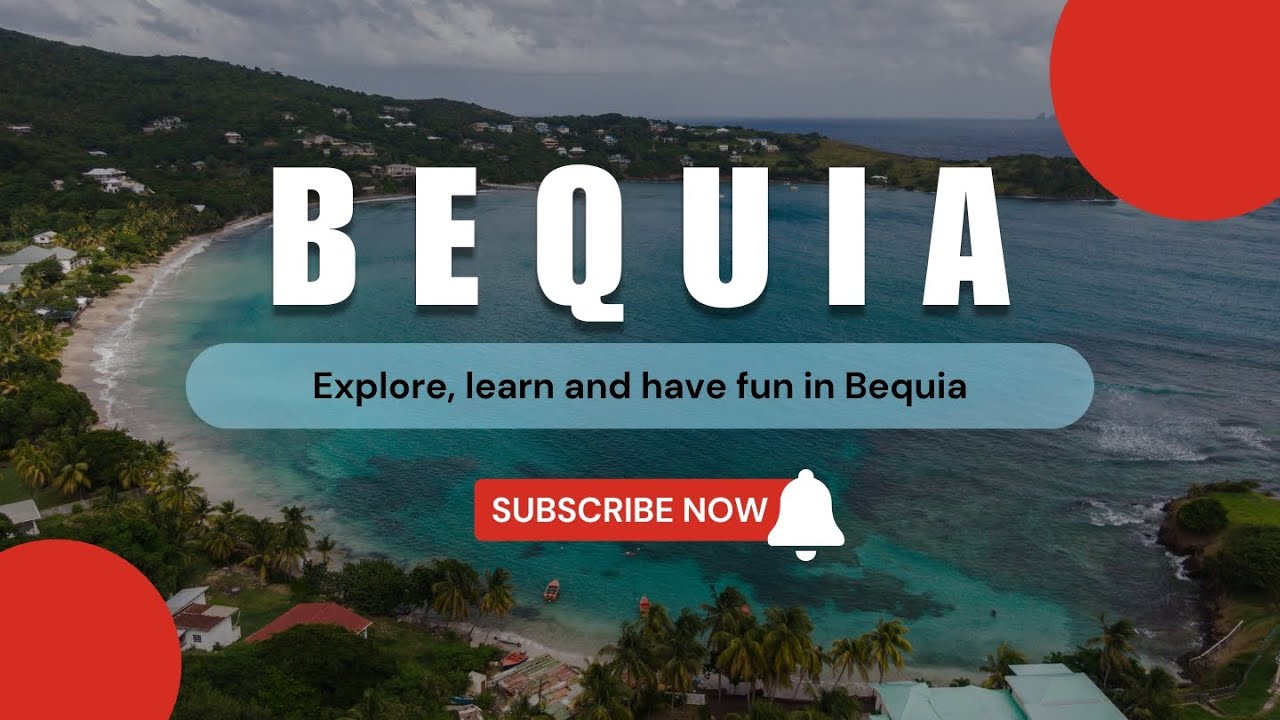 Aerial Bliss: Drone Flyover of Friendship Bay, Bequia (4K)