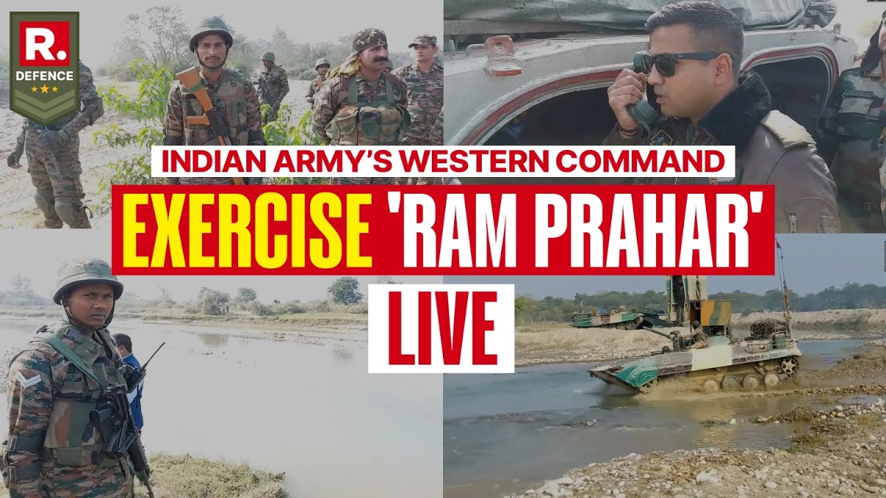 Indian Army Conducts 'Ram Prahar' Exercise In Uttarakhand | Western Command Drills