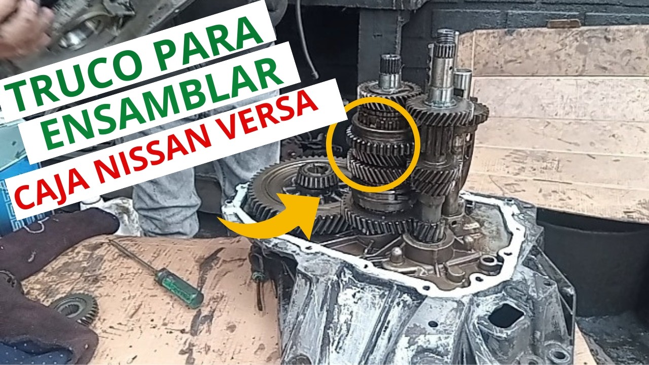 EL TRUCO SECRETO para ensamblar la caja  del Nissan Versa – tiida ¡Fácil y rápido!