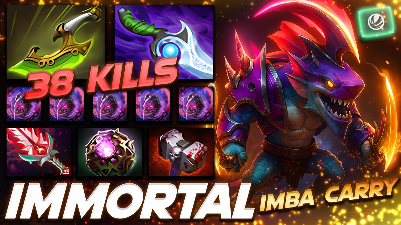 SLARK 38 KILLS IMBA CARRY - Dota 2 Pro Gameplay [Watch & Learn]