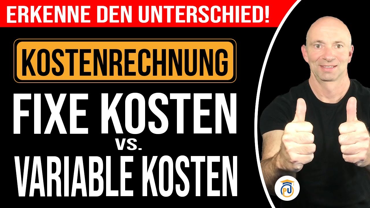 Fixe Kosten vs. variable Kosten | Kostenrechnung