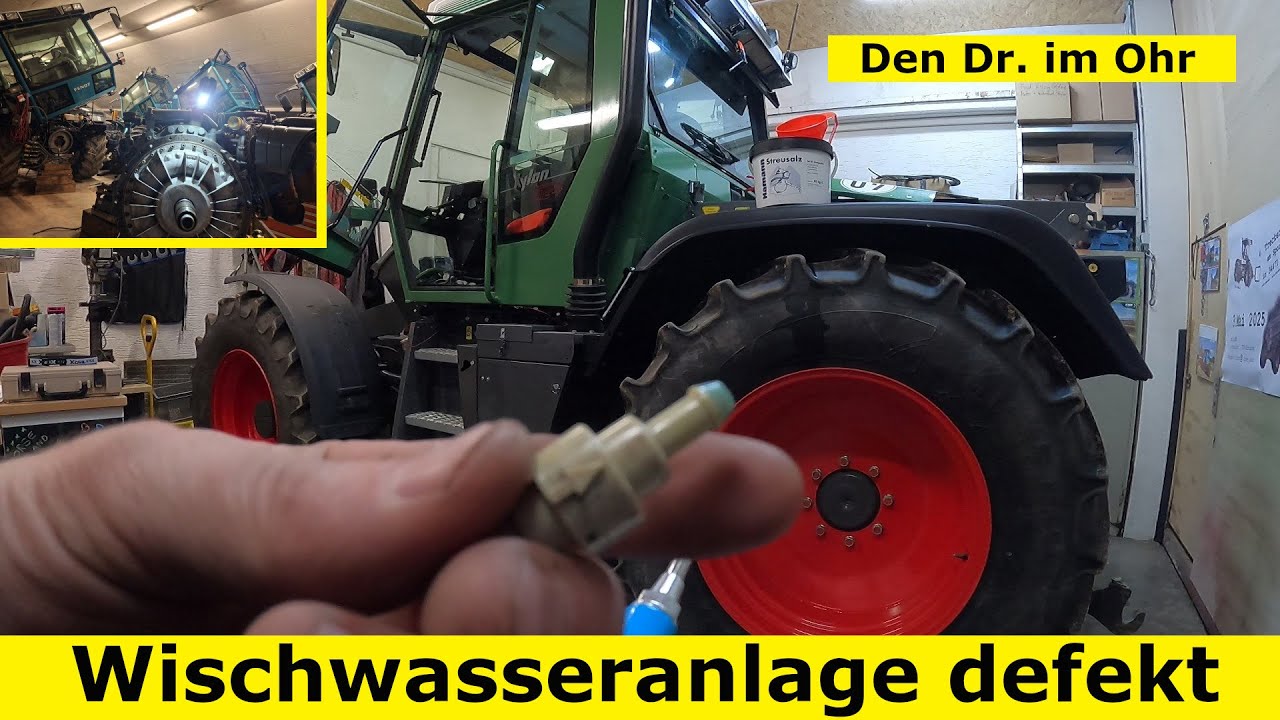 Fendt Xylon Wischwasseranlage insten | Ölundichtigkeiten beheben | Beno´s TreckerVLOG 186