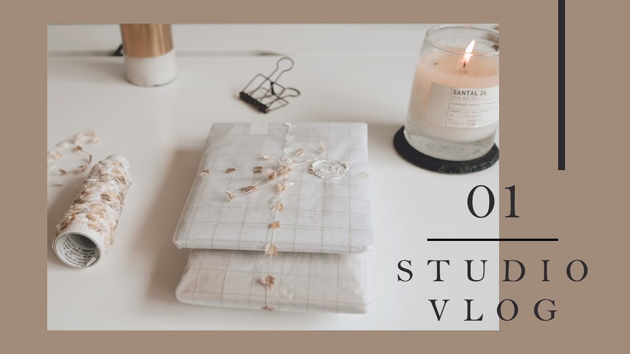 Studio Vlog 01 | How I pack my Etsy orders