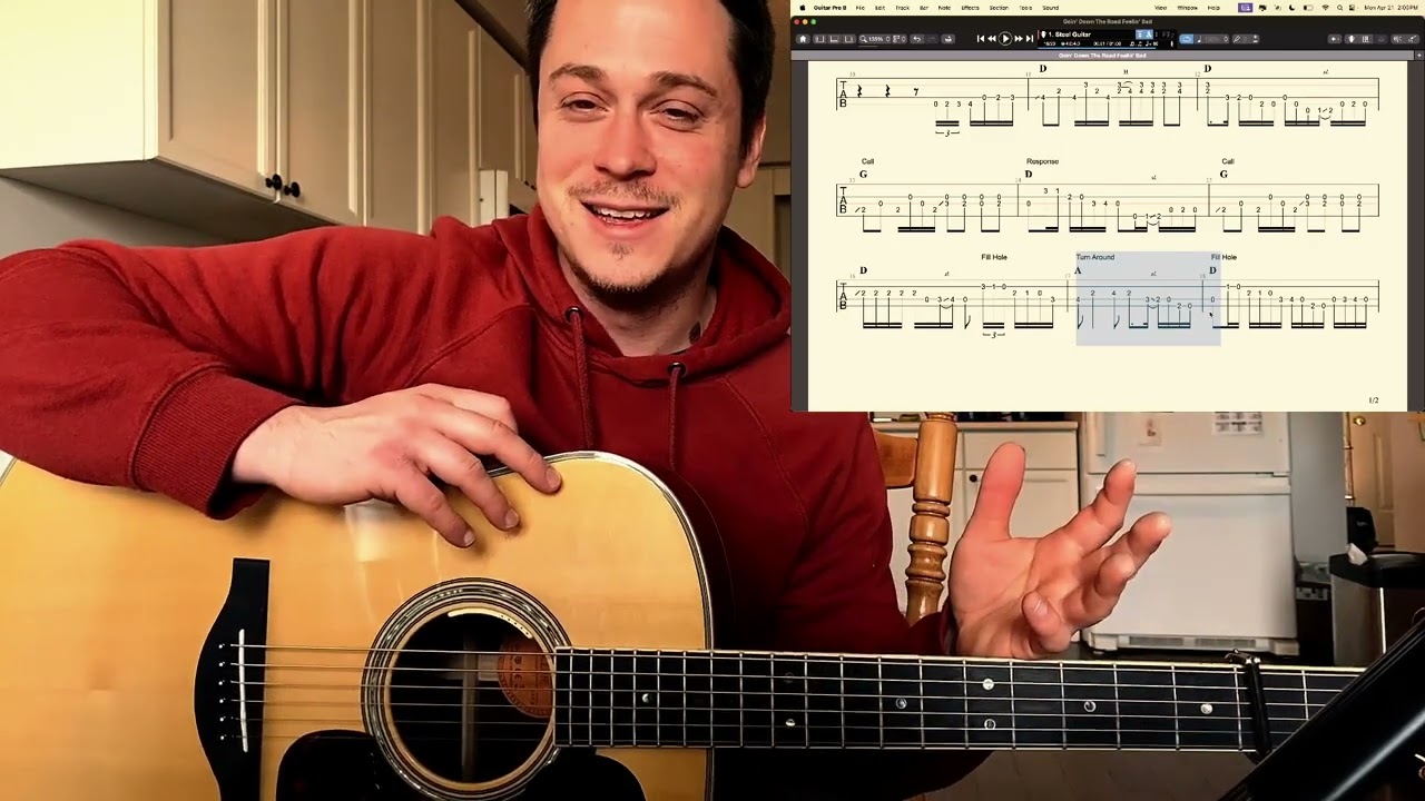 Going Down The Road Feeling Bad - Doc Watson (Bluegrass Break Lesson)