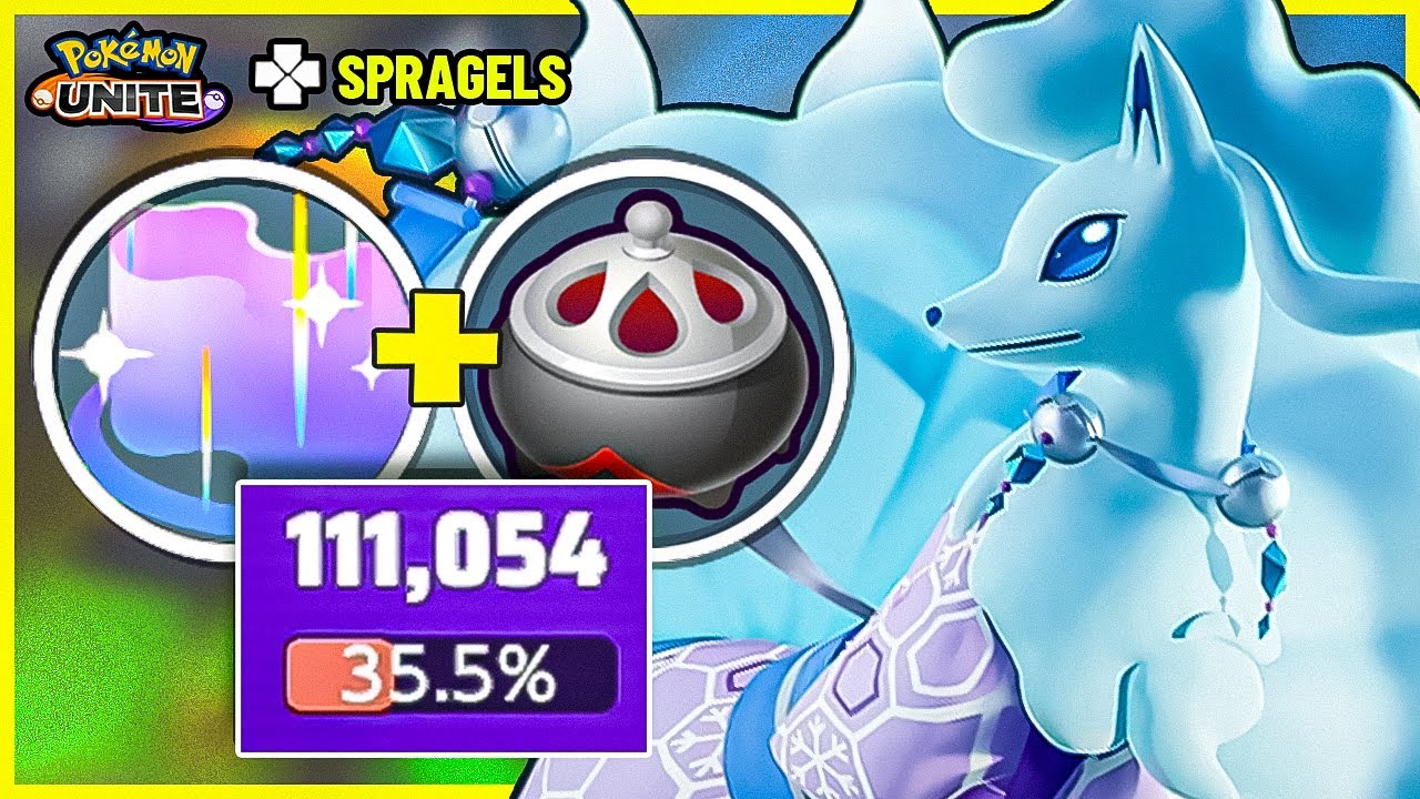 CURSE Ninetales Build Does OVER 100K Damage | Pokemon Unite