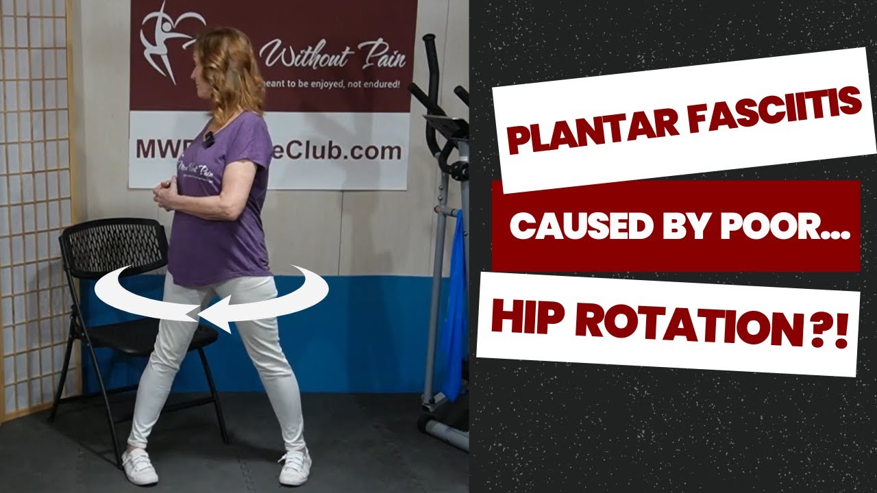 Is Poor Hip Rotation Causing Your Plantar Fasciitis? | Stretches for Plantar Fasciitis | Part 2