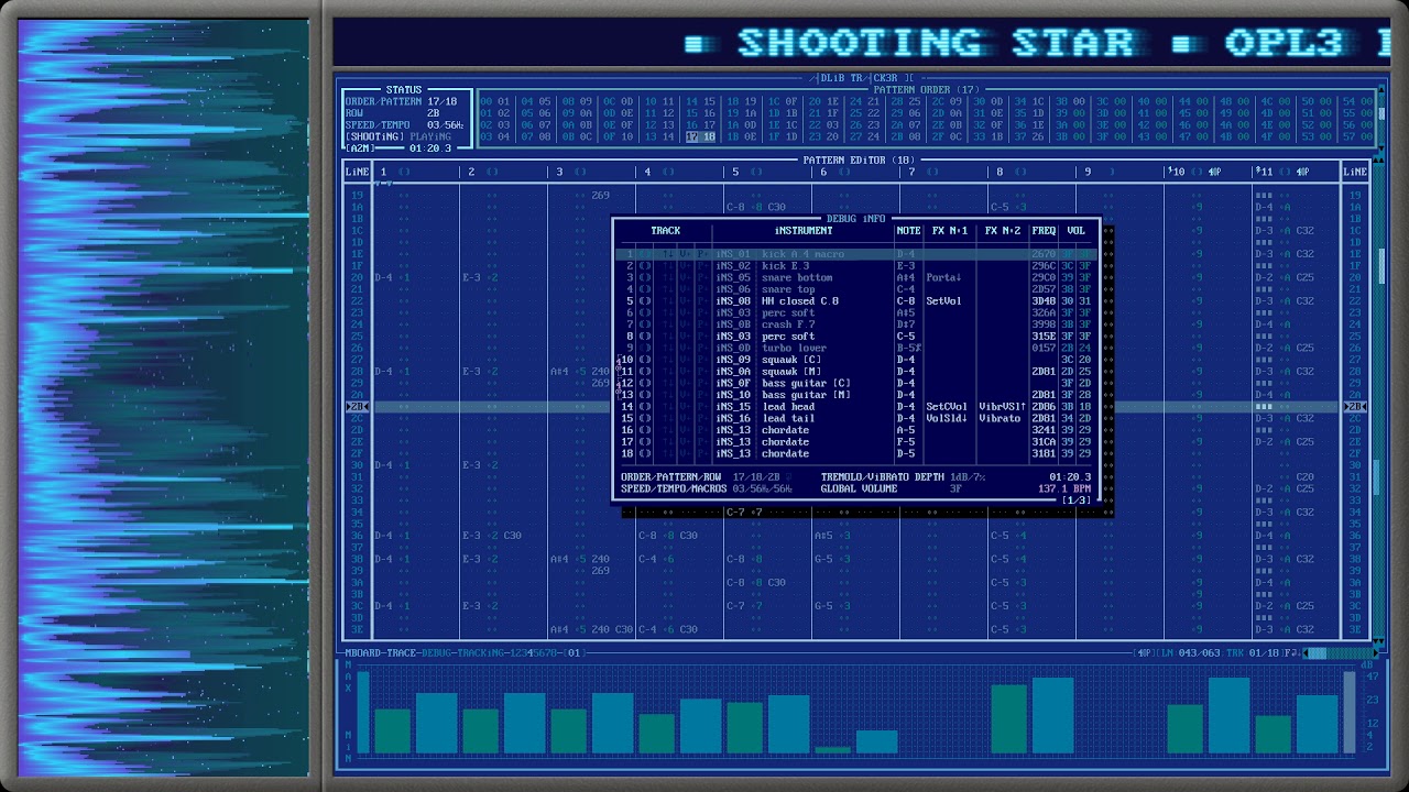 Shooting Star - Adlib Tracker II / OPL3 (Elwood cover)