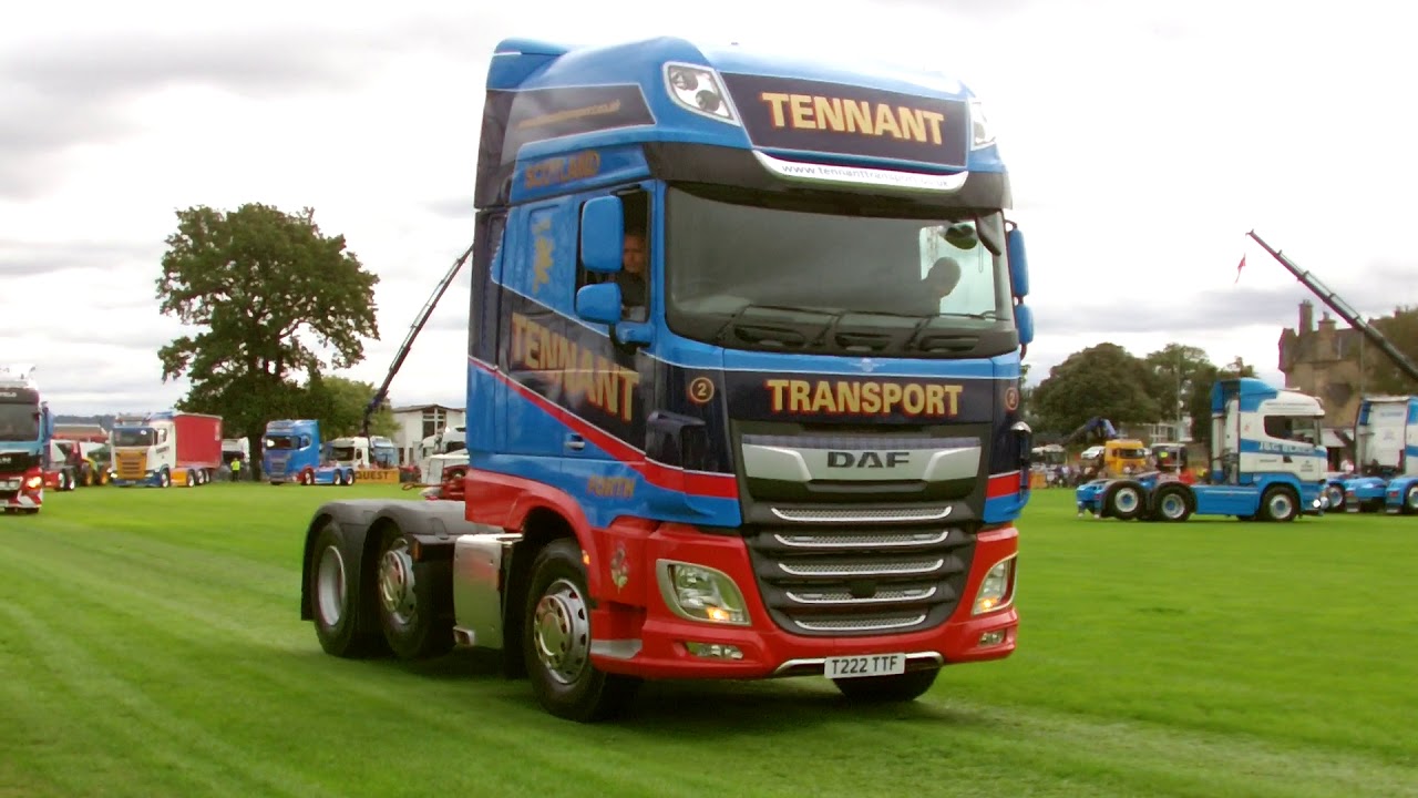 Truck parade at truckfest Scotland 2018