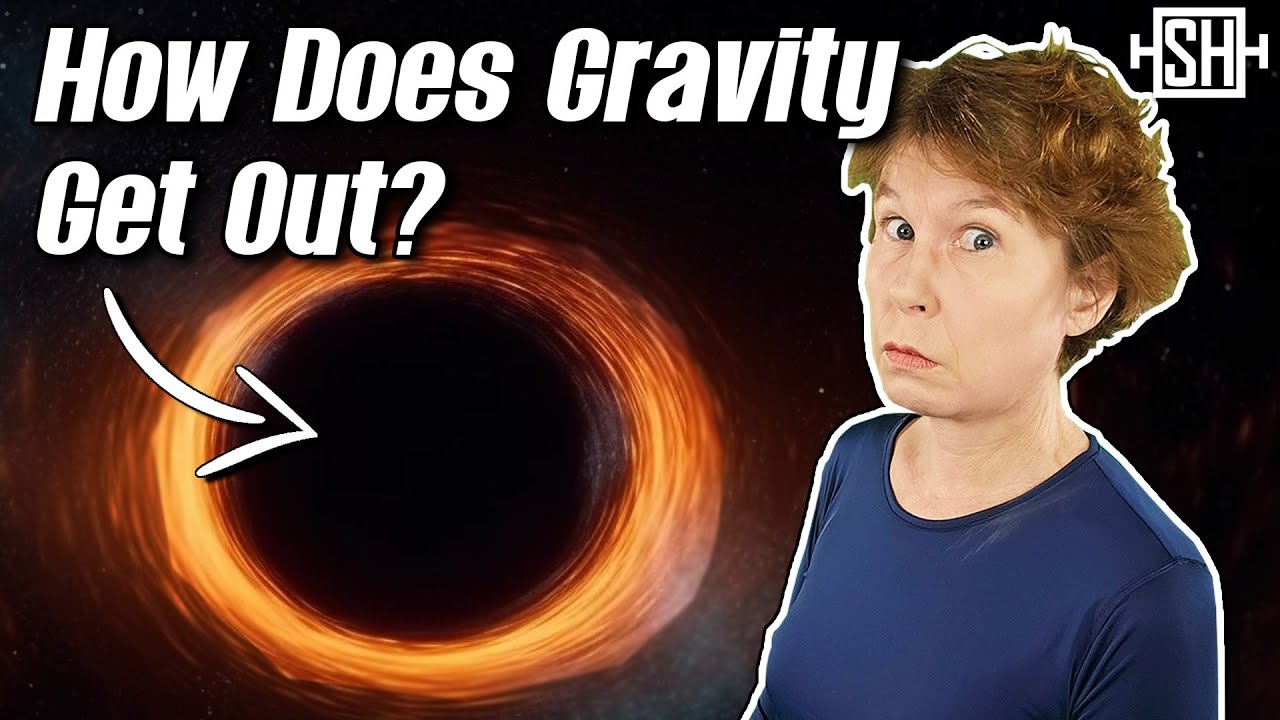 How does gravity escape a black hole?