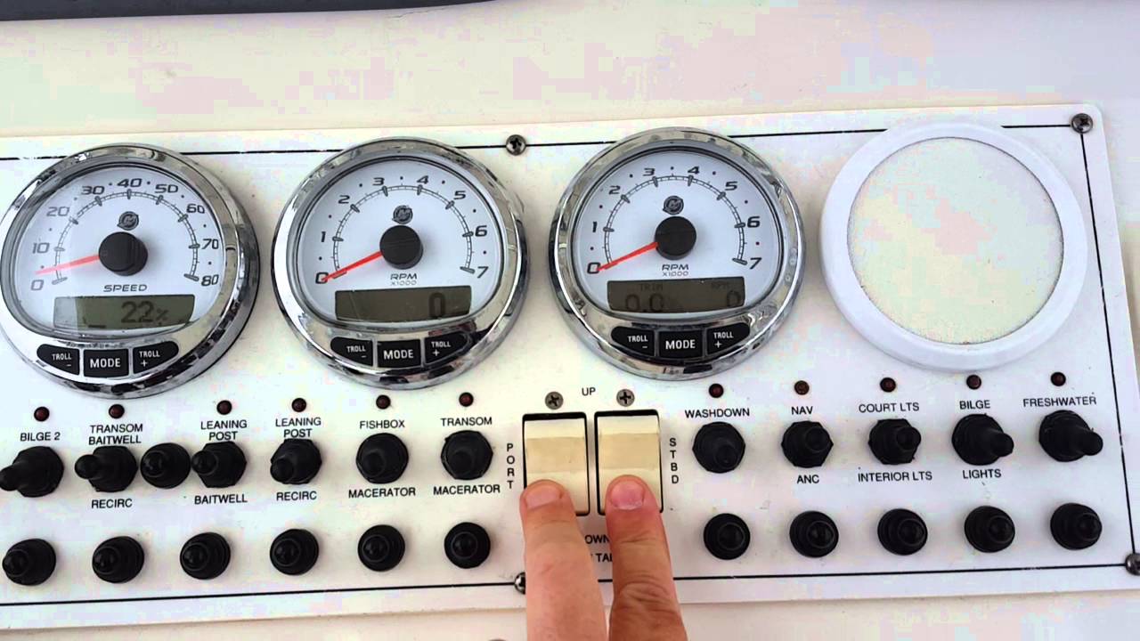 2006 triton 351 twin 300 Verados  sea trial