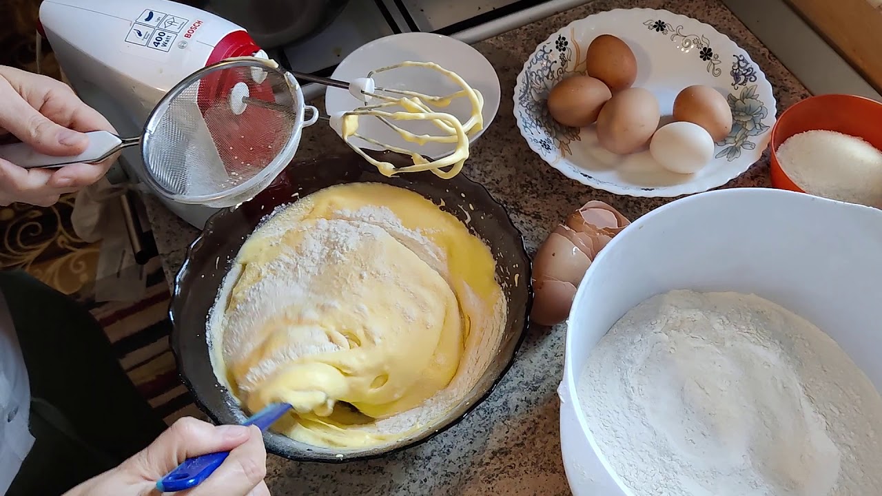 Numarul 5 - Blat de tort din 5 ouă, fără zahăr