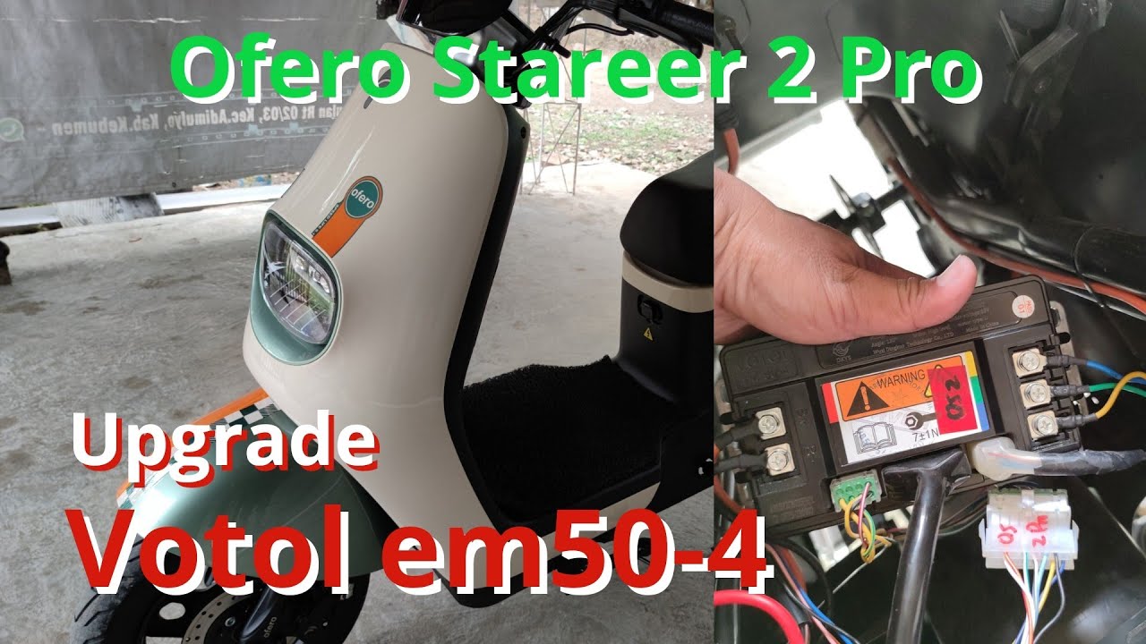 Ofero Stareer 2 Pro upgrade Votol M50-4 jadi serasa naek motor beneran
