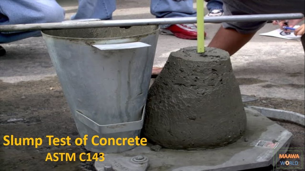 Slump Test of Concrete ASTM C143 [Urdu/Hindi] ||#MaawaWorld||