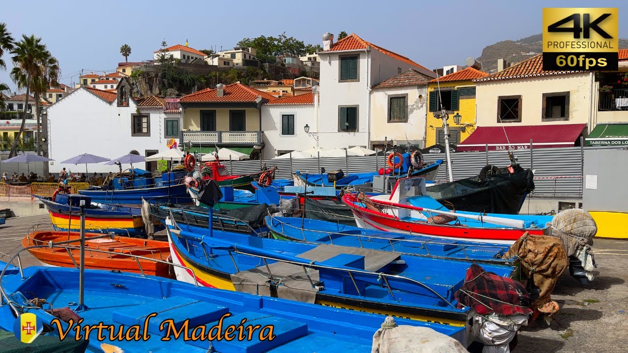 MADEIRA - Camara de Lobos 💢4K 60fps 🌈HDR 🎧Live Sounds #virtualmadeira