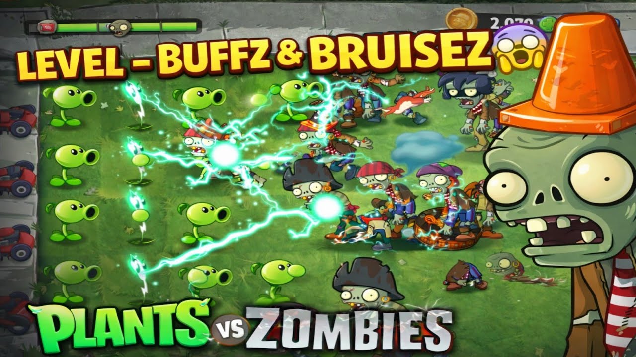 This level is so hard to play😱😱 ( plant vs zombies 2 gameplay💥💥