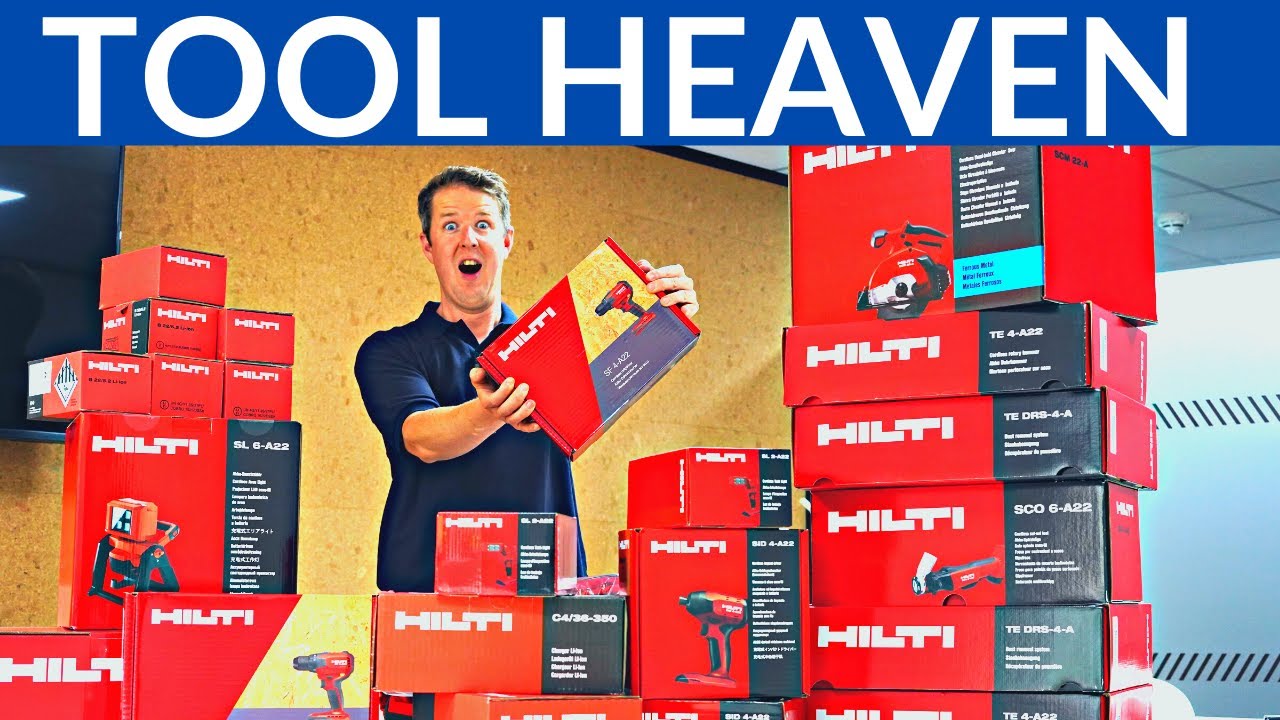 DREAM TOOL COLLECTION! HILTI POWER TOOLS - Electrician Life