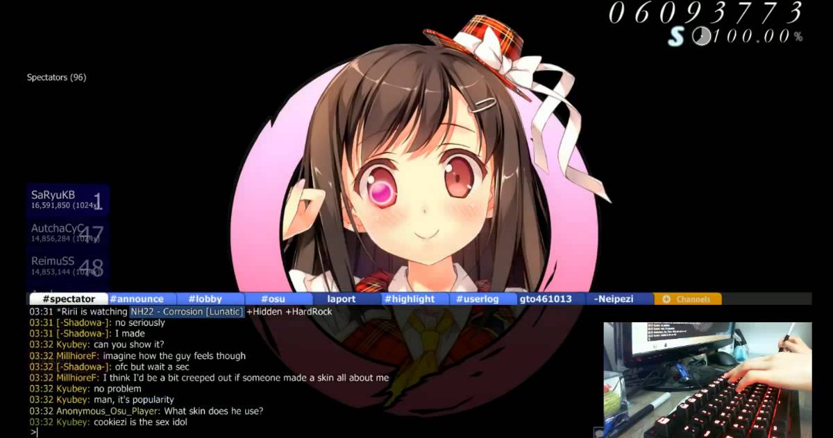 [Osu!] Cookiezi LivePlay : Corrosion